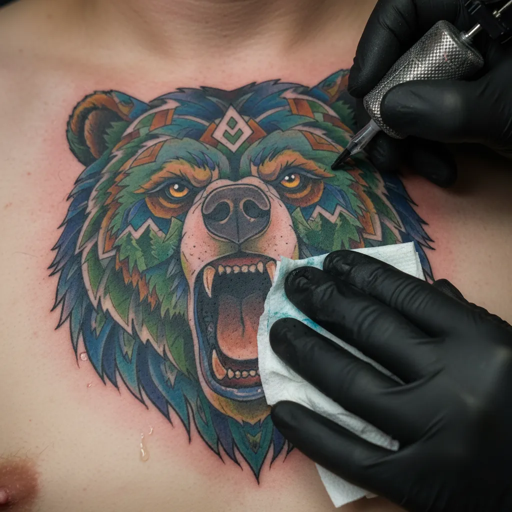 bear tattoo