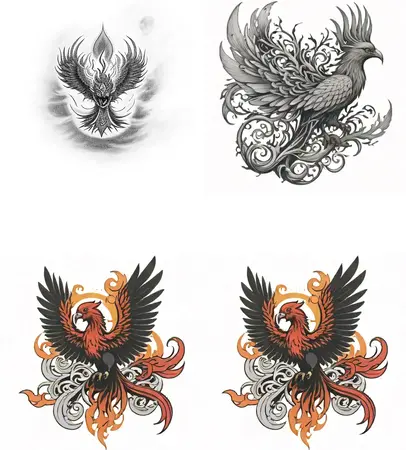 black-phoenix tattoo