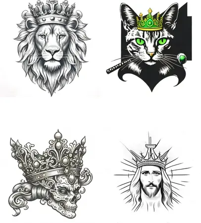 crown tattoo