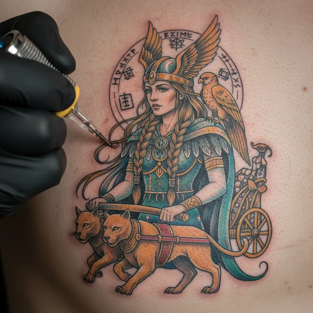 Freya tattoo designs