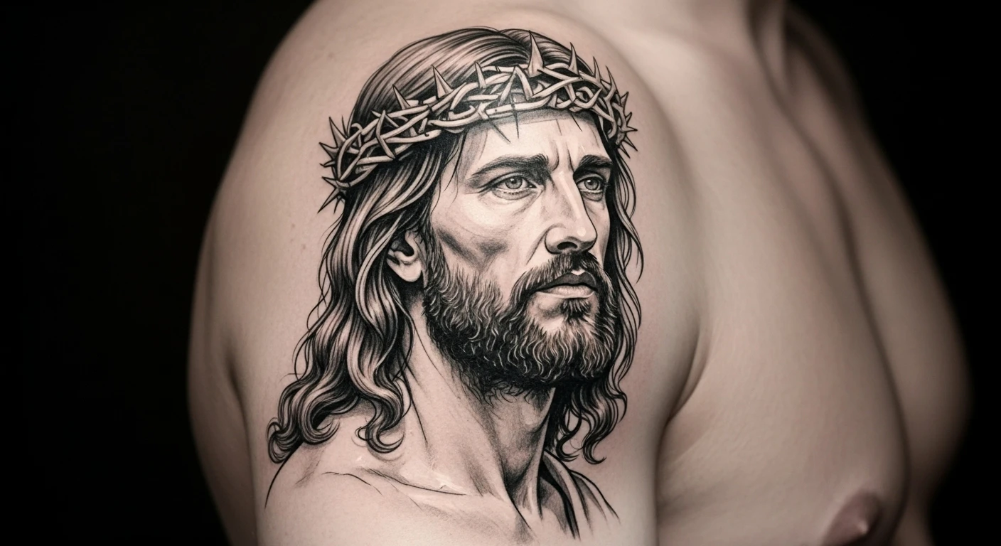 jesus tattoo