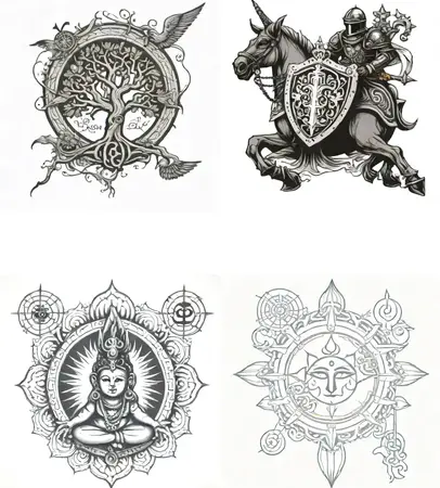 Karma tattoo designs