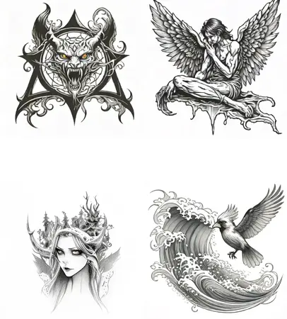 Lagrima De Lucifer tattoo designs