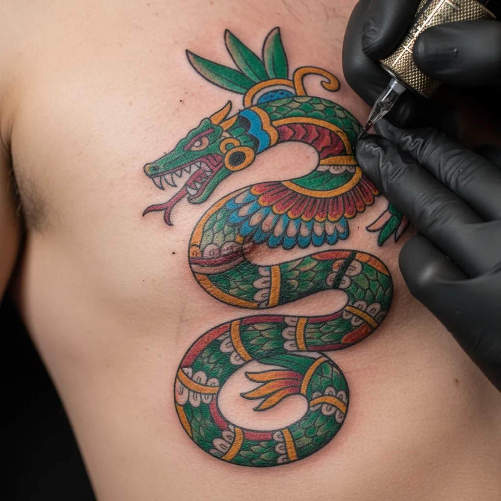Quetzalcoatl tattoo designs