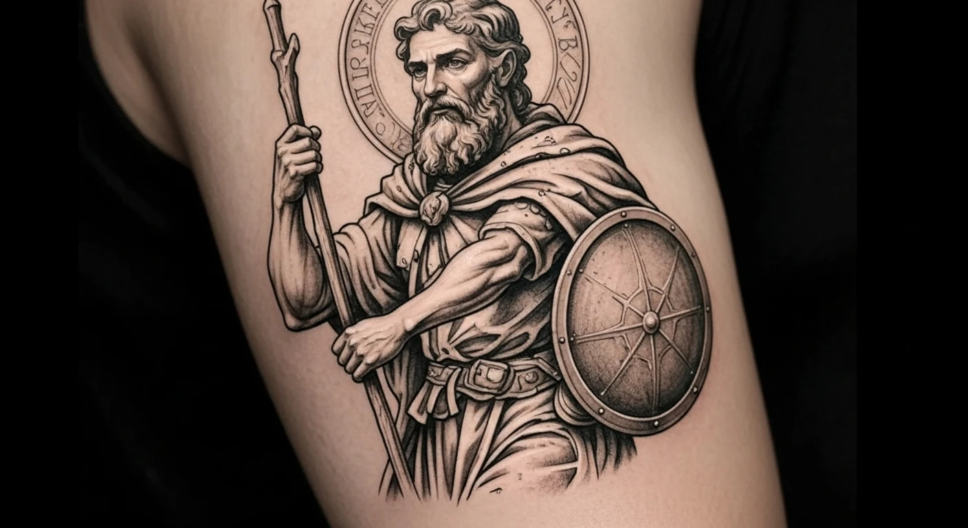 saint-christopher tattoo