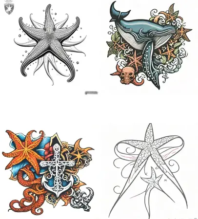 Starfish tattoo designs